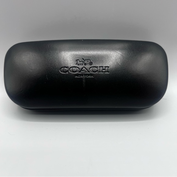 Coach Black Clamshell Eyeglass Case - Picture 1 of 4